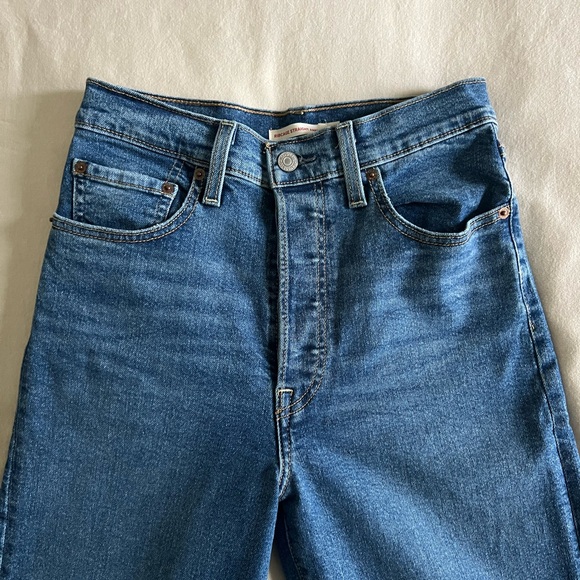 Levi's Denim Ribcage Straight Ankle - 27 - Picture 8 of 10